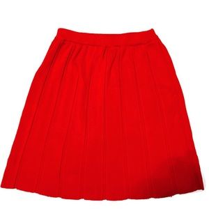 Vintage Pleated Knit Skirt